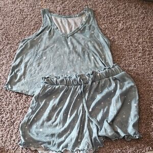 Arizona Jean Company Teal Starry Pajama Set